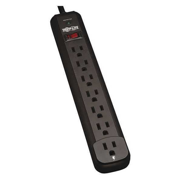 Tripp Lite Protect It! Surge Protector, 7 AC Outlets, 12 ft Cord, 1,080 J, Black - TRP712B