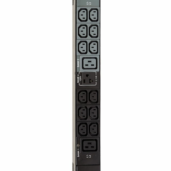 Tripp Lite PDU, 3-Ph, Monitored, 8.6kW, C13/19, 5-15R, 0U - PDU3VN6L2130