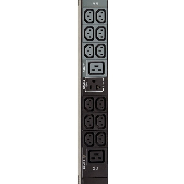 Tripp Lite PDU, 3-Ph, Monitored, 8.6kW, C13/19, 5-15R, 0U - PDU3VN10L2130