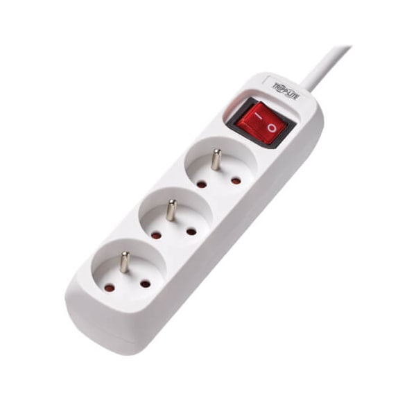 Tripp Lite 3-Outlet Power Strip - French Type E Outlets, 220-250V Ac, 16A, 1.5 M - PS3F15