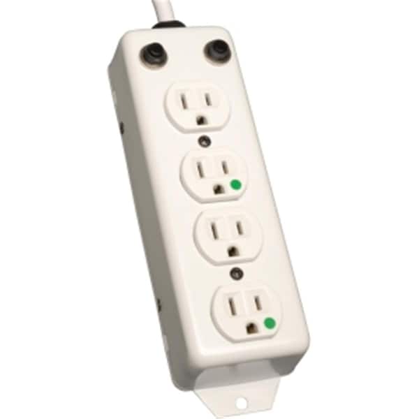 Doomsday Medical-Grade Power Strip 4 Outlet 2 ft. Cord for Patient Care Areas - DO737608
