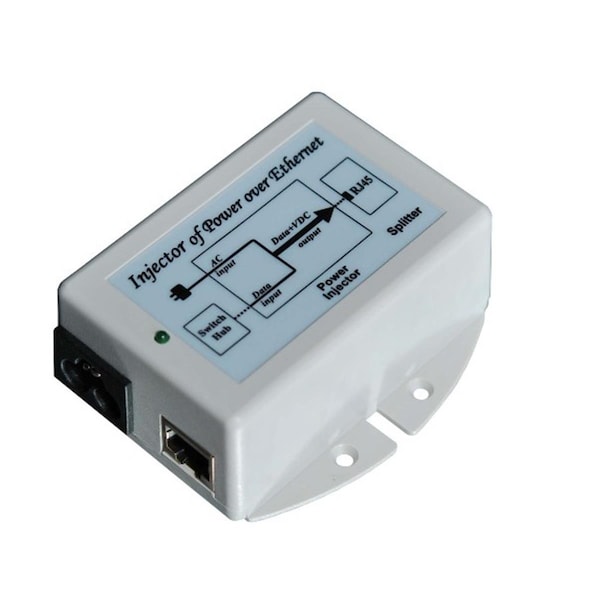 Maxpower 24W Gigabit POE Power Inserter - US Power Cord, 18V - MA2674078