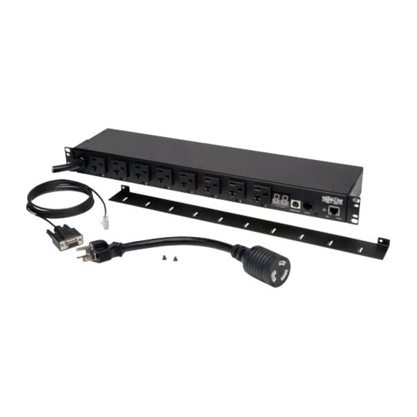 Tripp Lite PDU, Switched, 1.9kW, 120V, 8 5-15/20R, 1U - PDUMH20NET2