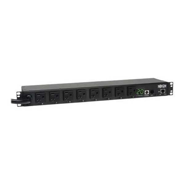 Tripp Lite PDU, Switched, 1.9kW, 120V, 8 5-15/20R, 1U - PDUMH20NET2