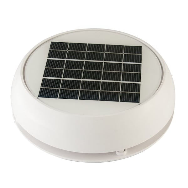 Marinco Day/Night Solar Vent 4in - White - N20804W