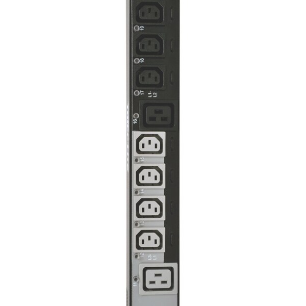 Tripp Lite PDU, 3-Phase, Switched, 10kW 3, 24 C13, 6 C19, 0U - PDU3VS6L2130