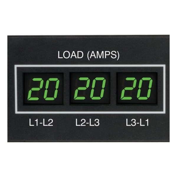 Tripp Lite PDU, 3-Ph, Metered, 14.4kW, C13/19, L6-30R, 0U - PDU3MV6H50A