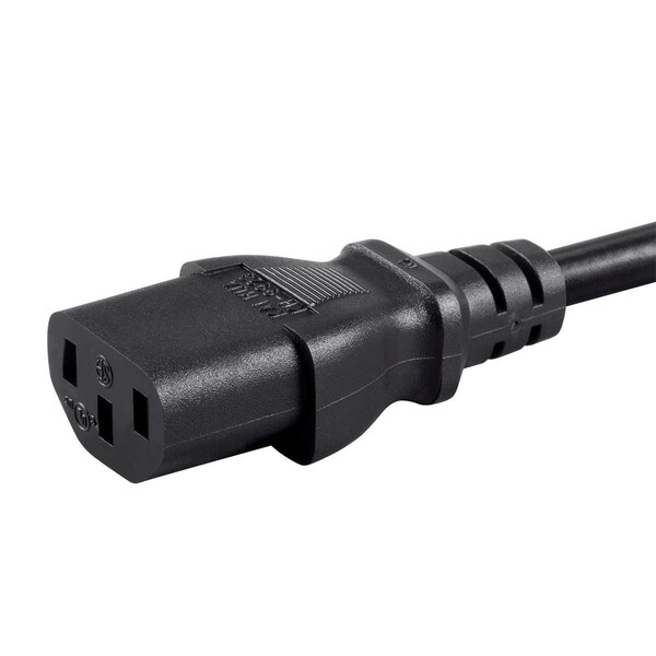 Monoprice Monoprice 2Ft 16Awg Power Extension Cord Cable w/ 3 Conductor Pc/Mon_ - 27309