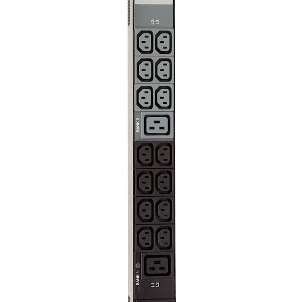 Tripp Lite PDU, 3-Ph, Monitored, 10kW 3, 42 C13, 6C19, 0U - PDU3VN3L1530