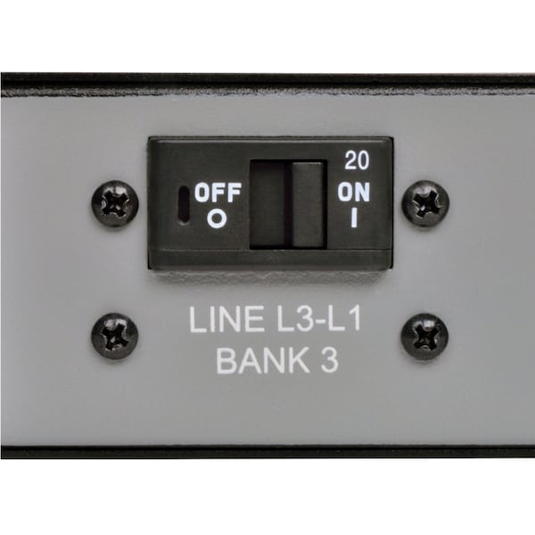 Tripp Lite PDU, 3-Ph, Monitored, 10kW 3, 42 C13, 6C19, 0U - PDU3VN3L1530