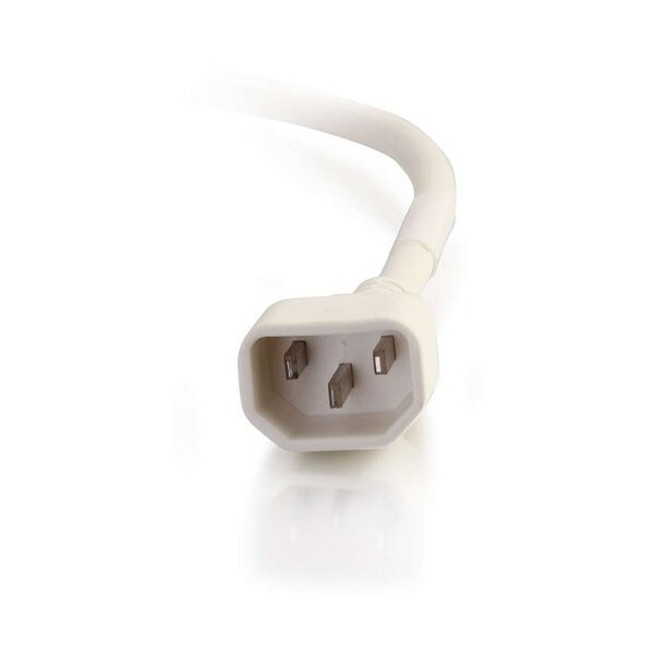 C2G 4Ft C14 To C13 18/3 Sjt White - 17497