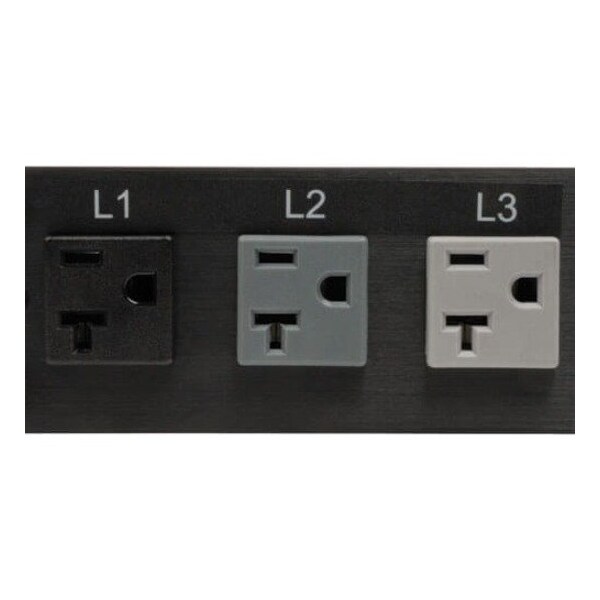 Tripp Lite PDU, 3-Ph, Metered, 5.7kW, C13/19, 5-15/20, 0U - PDU3MV6L2120