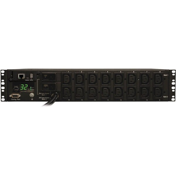Tripp Lite PDU, Switched, 7.4kW, 230V, 16 C13, 32A, 2U - PDUMH32HVNET