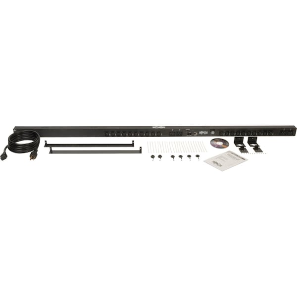 Tripp Lite PDU, Switched, 3.2-3.8kW, 20 C13, 4 C19, 0U - PDUMV20HVNET