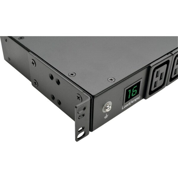Tripp Lite PDU, Metered, 3.8kW, 8 C13, 2 C19, 16A, 1U - PDUMH16HV
