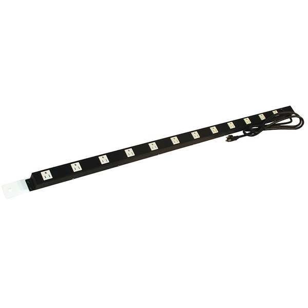 Pro-Line Power Strip, 60 W x 2 D x 2 in. H, White - ESMR60/ES48627
