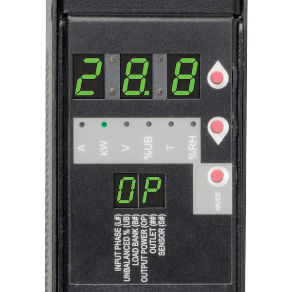 Tripp Lite PDU, 3-Ph, Switched, 28.8kW, 24 C13, 6 C19, 0U - PDU3XVSRHWB