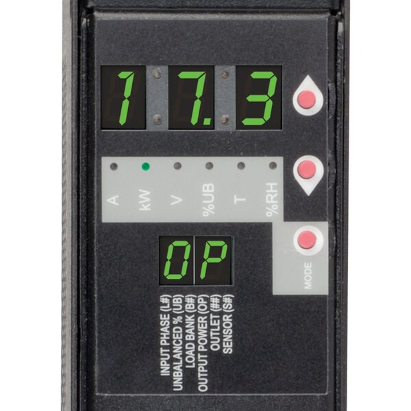 Tripp Lite PDU, 3-Ph, Switched, 17.3kW, 12 C13, 12C19, 0U - PDU3XVSR6L2230