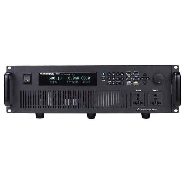 B&K Precision AC Power Supply, 110/220V AC, 300V AC, 750W, 6A - 9803B