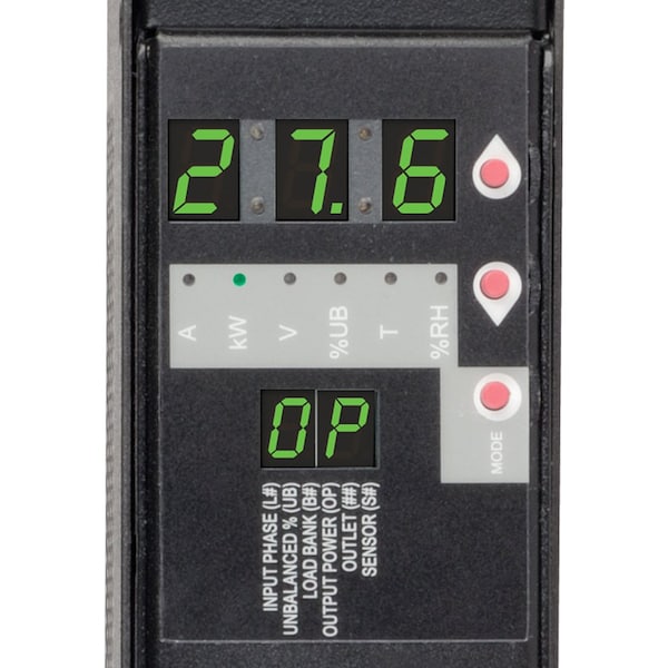 Tripp Lite PDU, 3-Ph, Switched, 27.6kW, 24 C13, 6 C19, 0U - PDU3XVSR6G63B