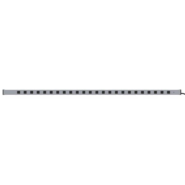 Power First Outlet Strip, 15A, 120V, 24 Outlet, 72 In - 2MV37