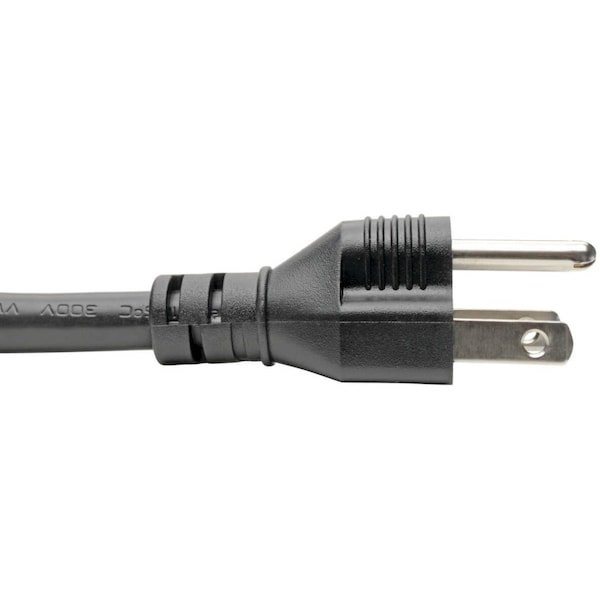 Tripp Lite Power Cord, HD, C19 to 5-15P, 15A, 14AWG, 8ft - P034-008