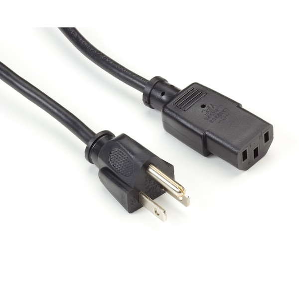 Black Box North American Pc/Monitor Power Cord Nema 5-15P To Iec-60320-C13 - EPXR08