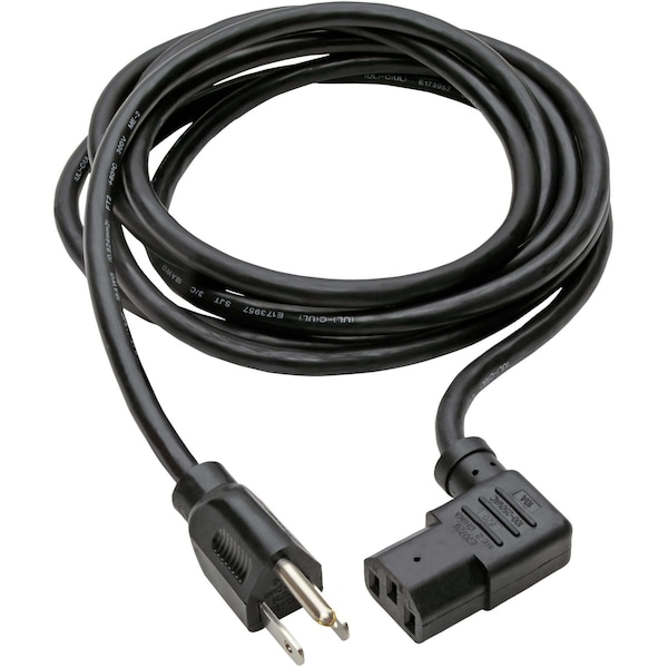 Tripp Lite Power Cord, 5-15P to C13, 10A, 18AWG, 14ft - P006-014-13RA
