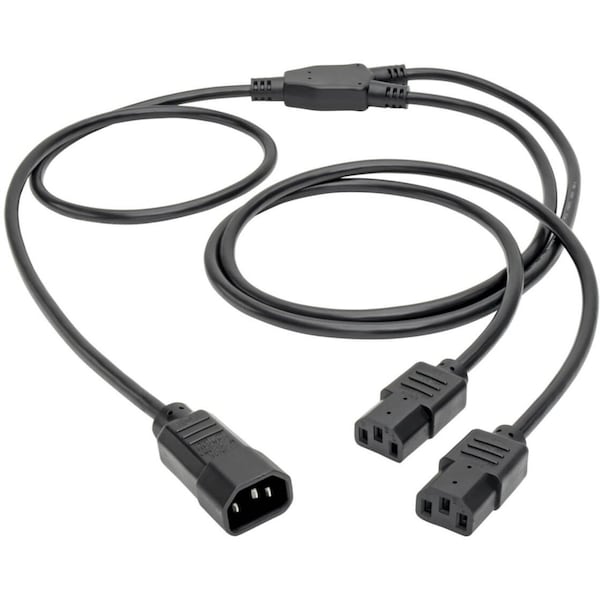 Tripp Lite Power Cord, C14 to C13, 10A, 18AWG, 6ft - P004-006-2C13