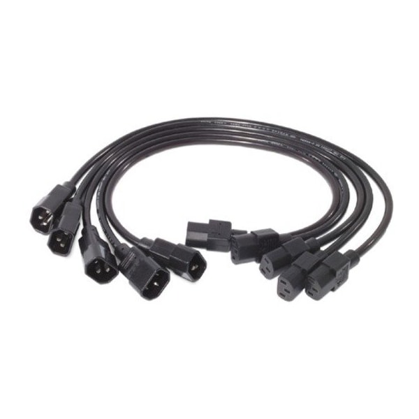 Apc Power Cord, IEC 320 C14, H05VV-F, 2 ft., PK5 - AP9890