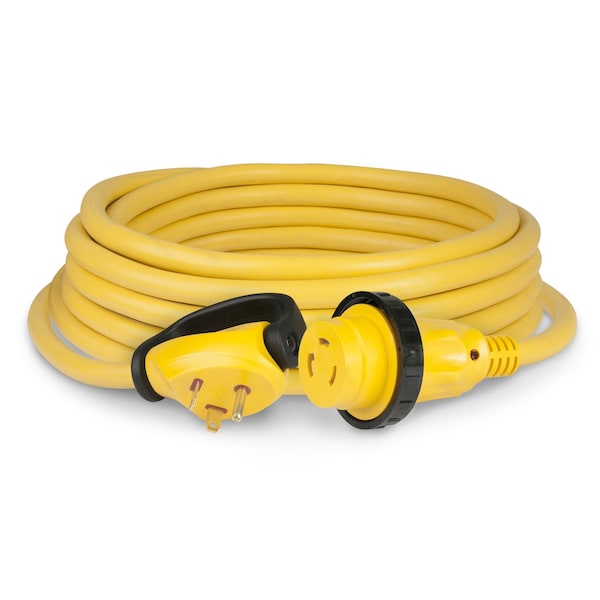 Marinco 30A, POWERCORD PLUS 50FT W/ RV MALE END - 50SPP.RV