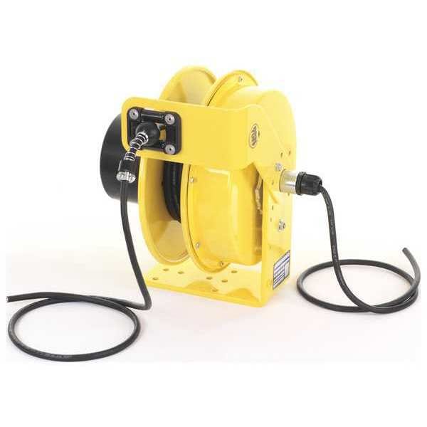 K & H Industries 30 ft. 16/4 Retractable Cord Reel 600VAC Voltage - RTFD4L-WW-B16G