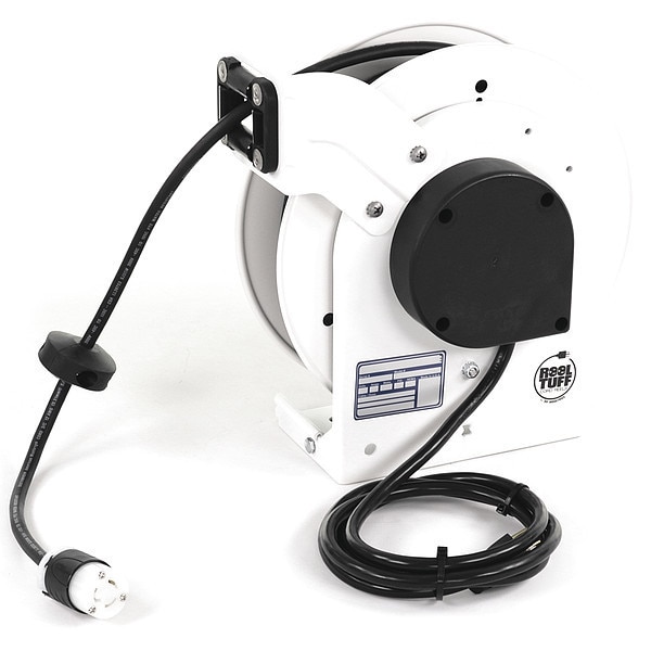 Kh Industries 25 ft. 12/3 Retractable Cord Reel 15 Amps - RTAN3LW-WCL515-J12F
