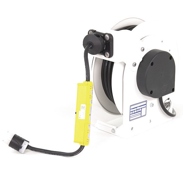 Kh Industries 35 ft. 12/3 Retractable Cord Reel 15 Amps - RTAG3LW-WCL515-J12H