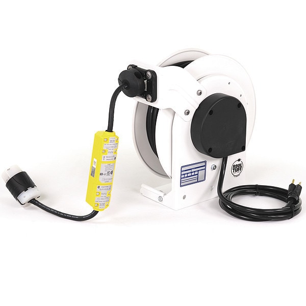 Kh Industries 35 ft. 12/3 Retractable Cord Reel 20 Amps - RTAG3LW-WCL520-J12H