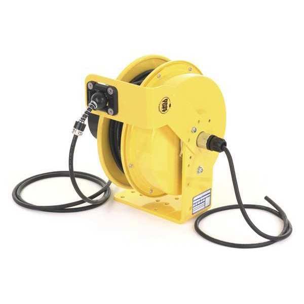 K & H Industries 70 ft. 16/4 Retractable Cord Reel 600VAC Voltage - RTFA4L-WW-B16O