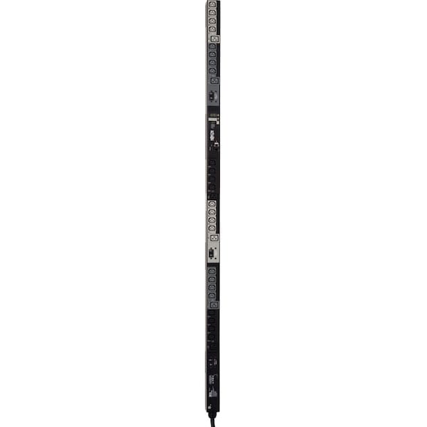 Tripp Lite PDU, 3-Phase, Switched, 10kW 3, 24 C13, 6 C19, 0U - PDU3VSR6L1530