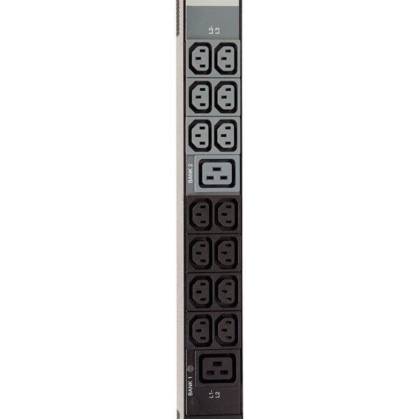 Tripp Lite PDU, 3-Ph, Monitored, 10kW 3, 42 C13, 6C19, 0U - PDU3VN6L2130B