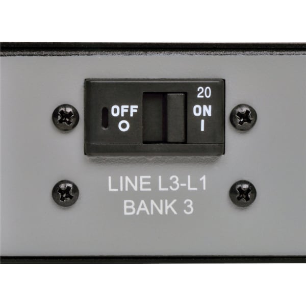 Tripp Lite PDU, 3-Ph, Monitored, 10kW 3, 42 C13, 6C19, 0U - PDU3VN6L2130B