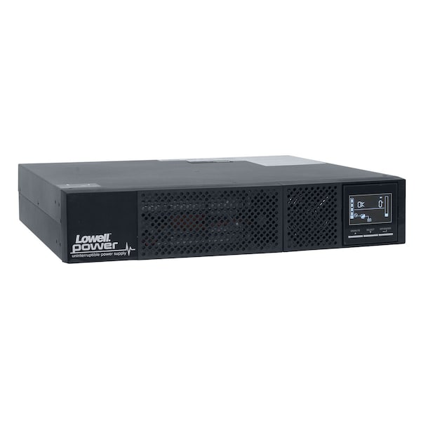 Lowell On-Line UPS, 1000VA, Online/Double Conversion, Out: 120V AC In: 50 to 150V AC - UPS9A-1000