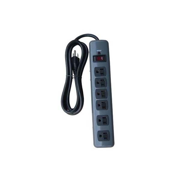 Kab Enterprise ME BLK 6Out Surge Strip - PS-649F-3
