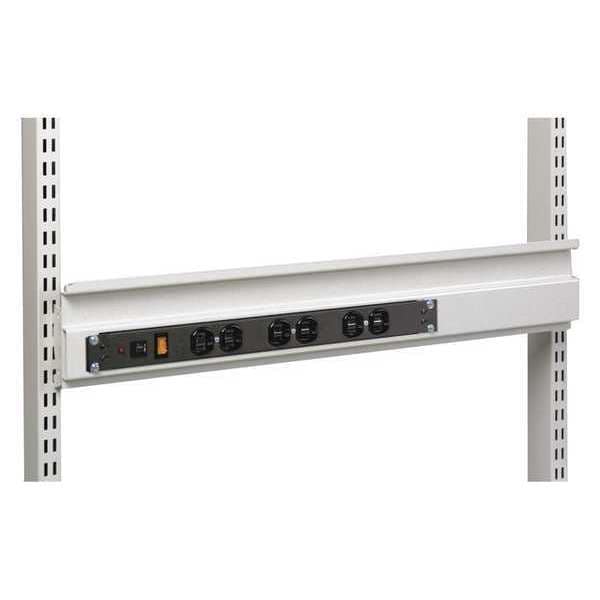 Treston Bin Rail w/6 Outlet Power, 48" - 14-9114915
