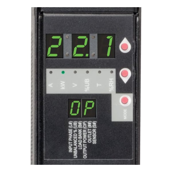Tripp Lite PDU, 3-Ph, Switched, 22.1kW, 24 C13, 6 C19, 0U - PDU3XVSR6G32B