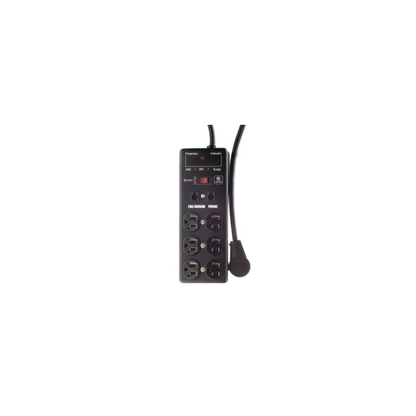 Swe-Tech 3C Surge Protector, Flat Rotating Plug, 6 Outlet, Metal, Commercial Grade, 1 X3 MOV, EMI & RFI - FWTC2006