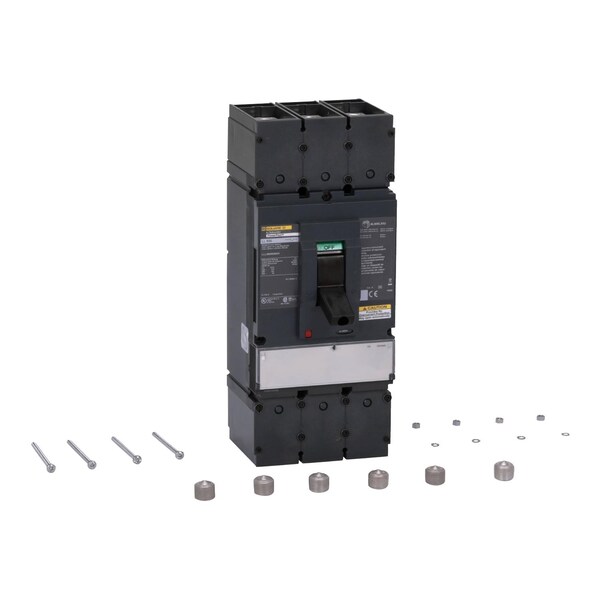 Square D Powerpact Automatic Moulded Case Switch, 600V AC, 600A, 3 Poles - LLL36000S60X