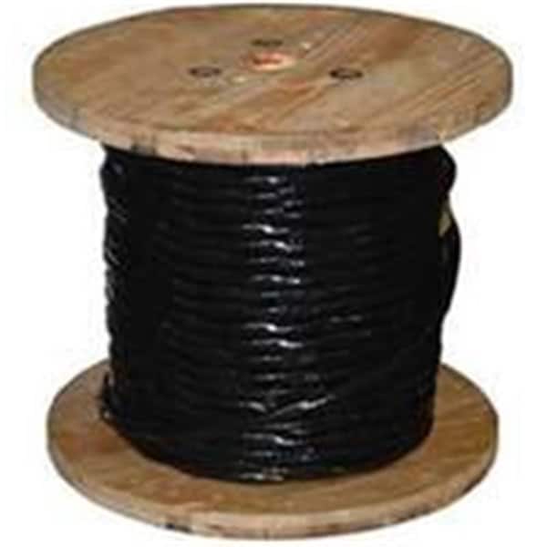 Southwire NM-B, Non-Metallic Building Cable, 8 AWG, 3C with Ground, Black, Stranded, 100 ft - 8955718