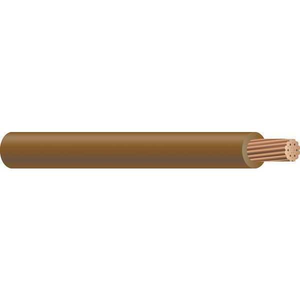 Southwire THHN, Building Wire, Copper, 2 AWG, 1C, Brown, Stranded, 500 ft - 61016901