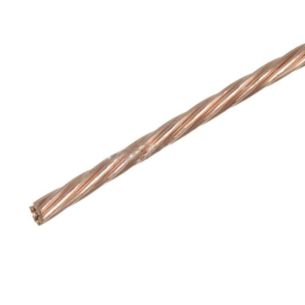 American Imaginations Bare, Grounding Wire, Copper, 3 AWG, 2952.76 in - AI-37644