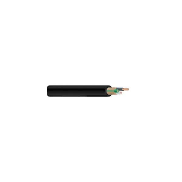 Southwire Portable Cord, SOOW, 8 AWG, 2 C, Black, CPE, Stranded, 600V - 8255010608