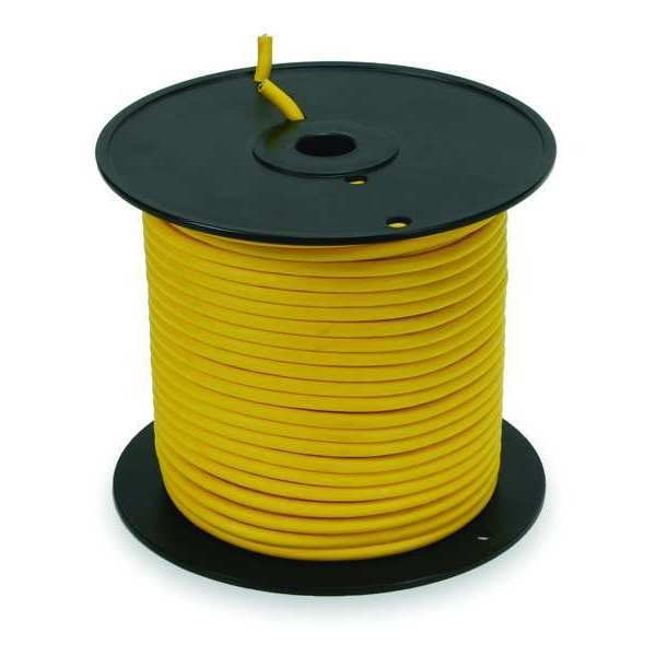 Zoro Select Portable Cord, SEOW, 12 AWG, 3 C, Yellow, TPE, Stranded, 600V, Indoor/Outdoor - 2TYJ6
